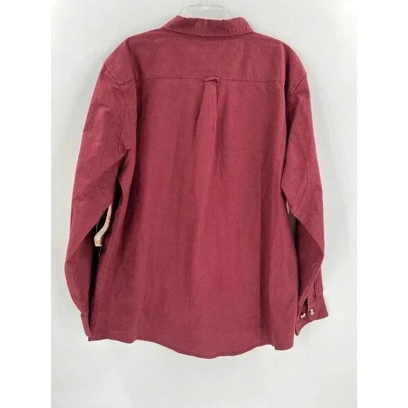 LINCOLN OUTFITTERS WORKWEAR FOREMAN FIT LONG SLEEVE BUTTON UP SHIRT MEN'S XLR - Picture 7 of 11